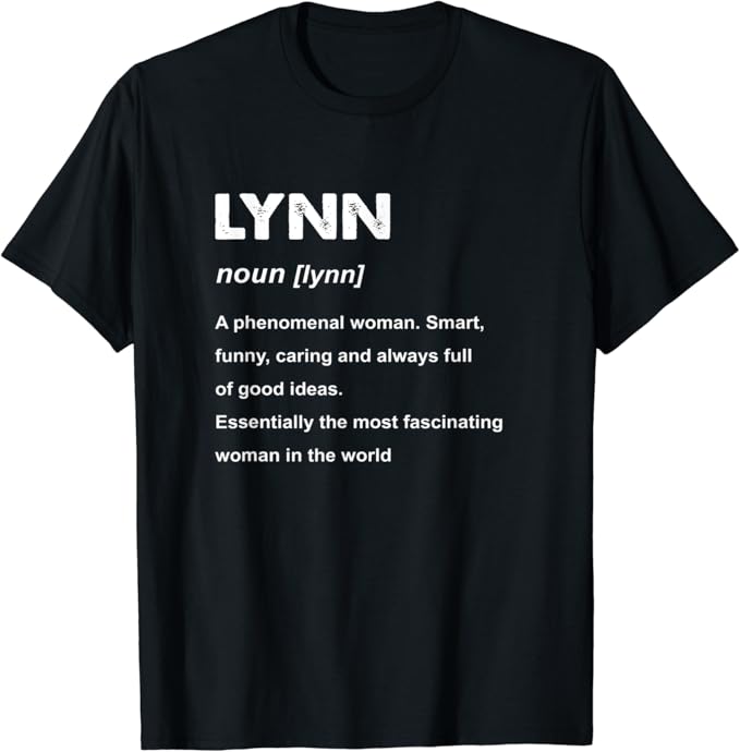 Lynn Name TShirt Clothing, Shoes & Jewelry